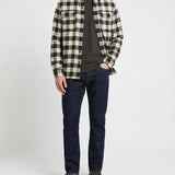 Checked long-sleeved shirt