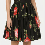 Dolce & Gabbana Rose bouquet print mini skirt