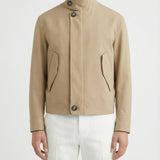 Wool harrington jacket