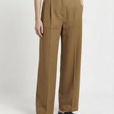 Relaxed twill trousers