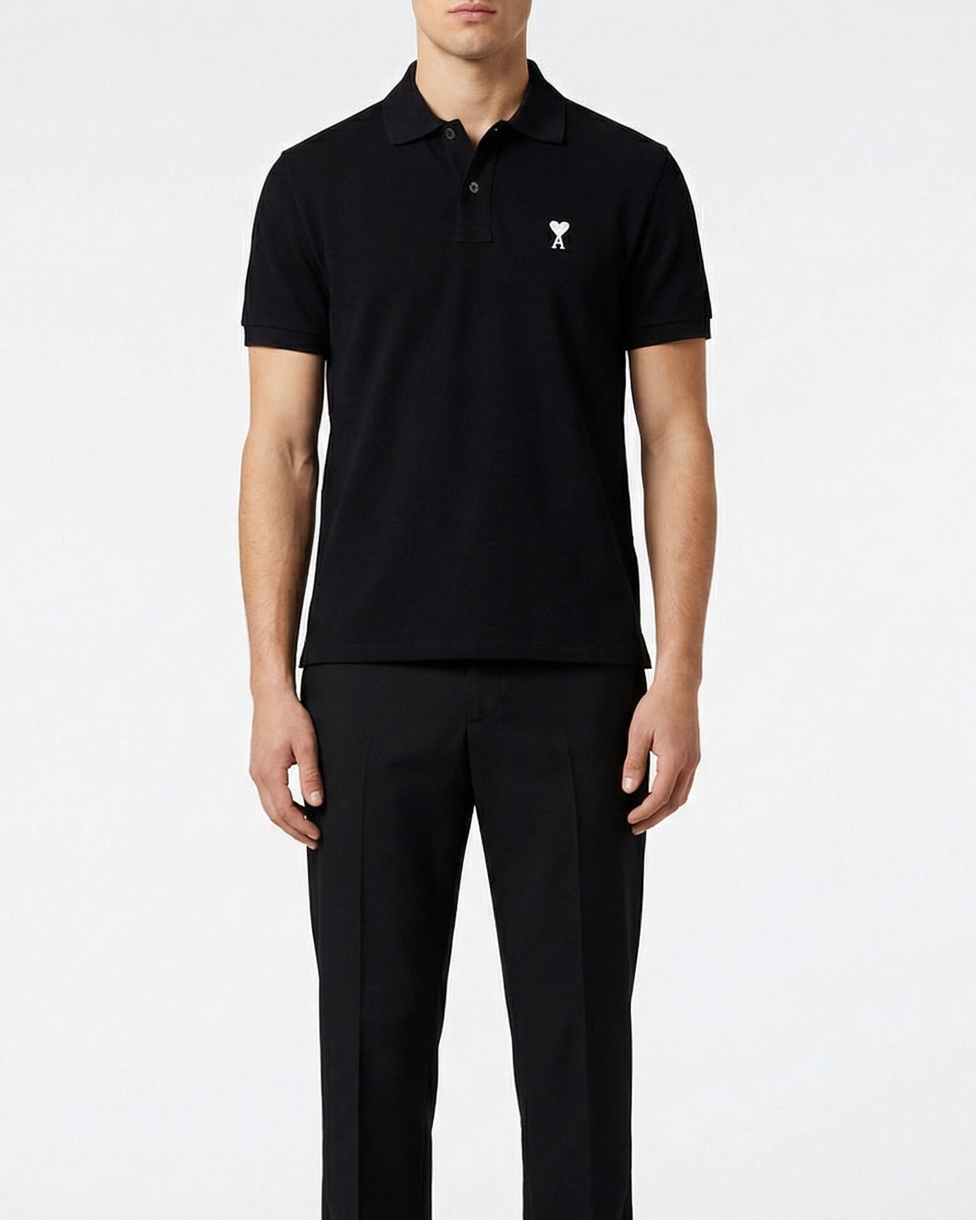 ami! Ami Paris Ami Ami Ami de Coeur cotton polo shirt – Luisa World