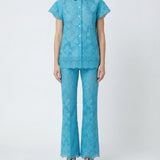 Valentino Garavani Embroidered cotton shirt
