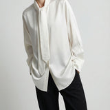 Bottega Veneta Fluid silk satin shirt