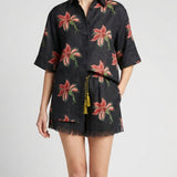 Valentino Garavani Tassel-detailed fringed shorts
