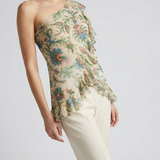 Etro Printed silk top
