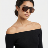 Alaïa Eyewear Aviator acetate sunglasses