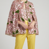 Valentino Garavani Sequined embroidered cape