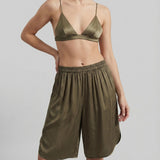 The Frankie Shop Nelis silk bermuda shorts