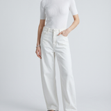 The Frankie Shop Nelton mid-rise barrel-leg jeans