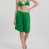 The Frankie Shop Nelis silk bermuda shorts