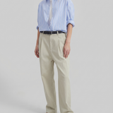 The Frankie Shop Norstrand cotton chino trousers