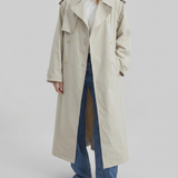 The Frankie Shop Riva cotton trench coat