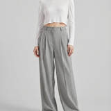 The Frankie Shop Kazel cropped thin knit top