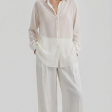 The Frankie Shop Peri georgette shirt