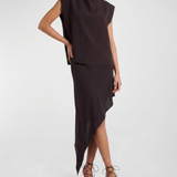 Alaïa Poplin high neck top