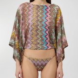 Missoni Long sleeved  lamé viscose top