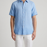 120% Lino Linen short-sleeve shirt