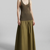 The Frankie Shop Iliya drop waist maxi dress