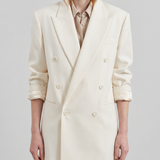 The Frankie Shop Monterey structured wool blazer