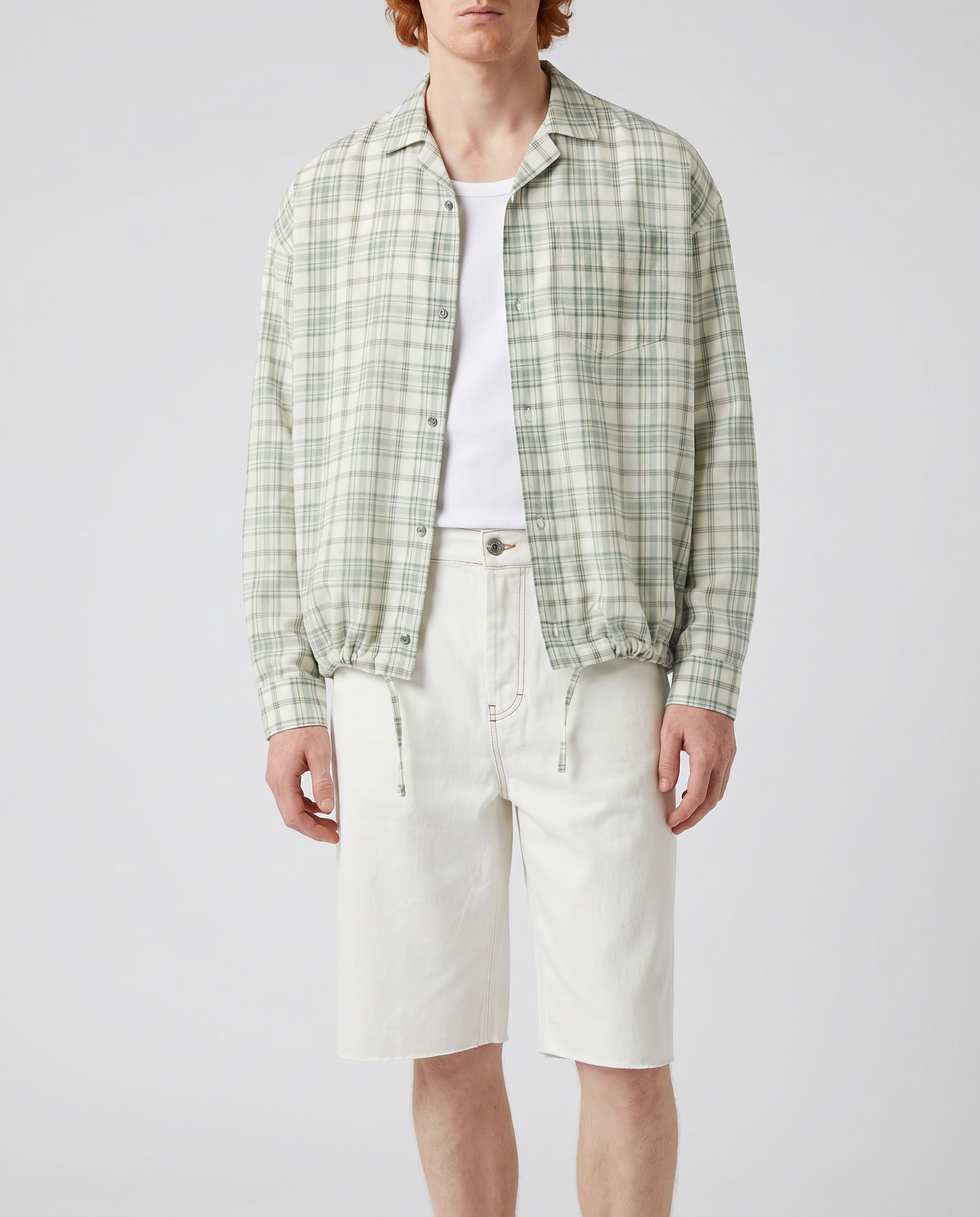【ami yoshinari】Relaxed Dress Shirt Ami Paris Boxy checkered cotton shirt – Luisa World