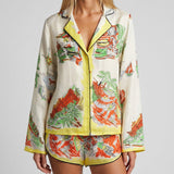 Monoki Nassau printed silk shirt