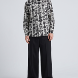 Comme des Garçons All-Over Symbolic graphic print shirt