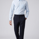 Gucci Striped cotton shirt with web detail