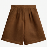 The Frankie Shop marfa mesh pleated bermuda shorts
