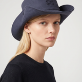 Miu Miu Cotton drill cowboy hat