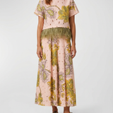 La DoubleJ La scala feather trim top