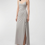 Versace Draped jersey gown