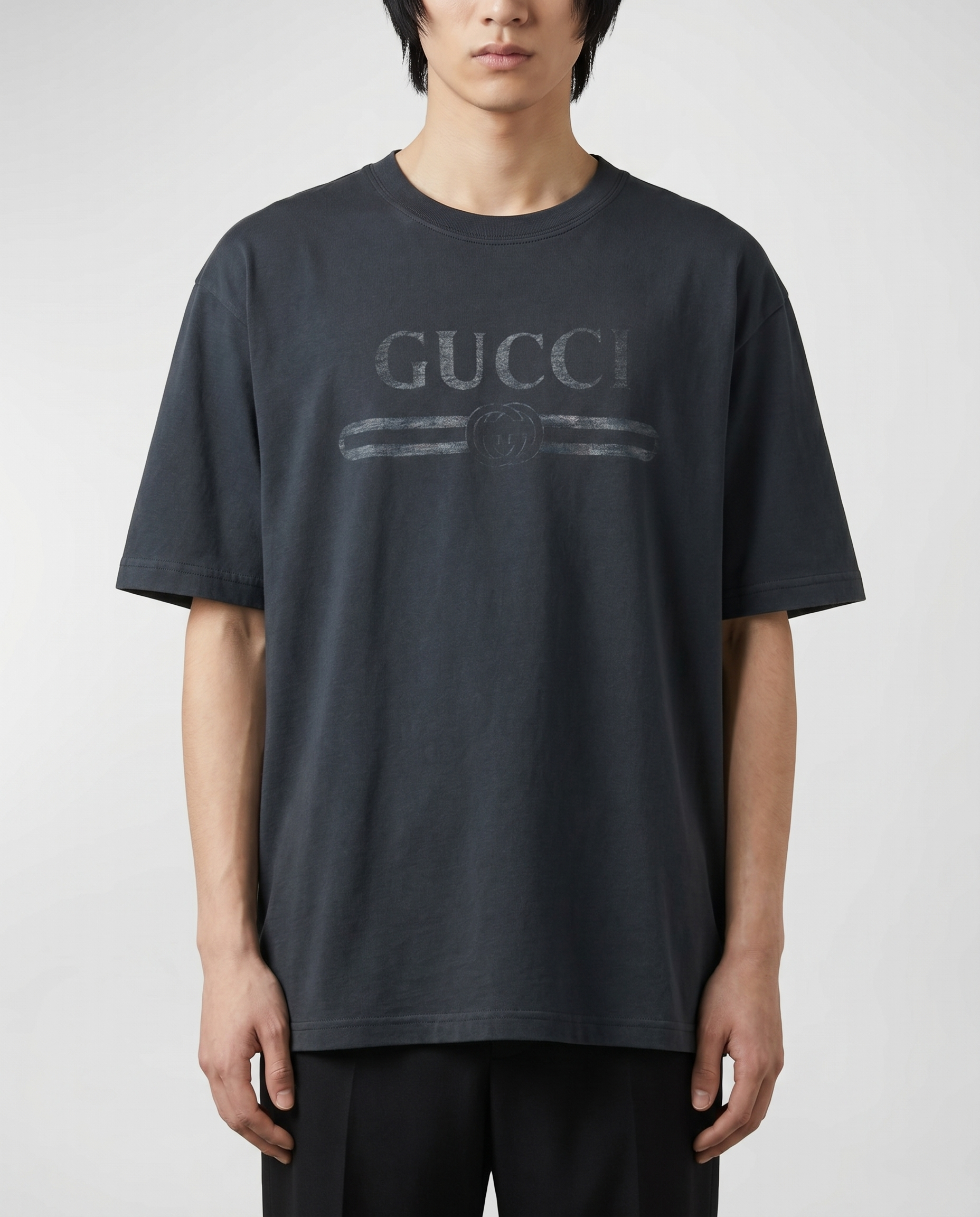 Gucci Logo cotton t-shirt with devoré detail – Luisa World Gucci Logo cotton t-shirt with devoré detail – Luisa World