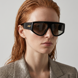 Bottega Veneta Classic shield sunglasses