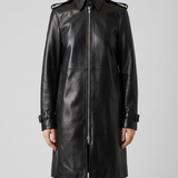 Phoebe Philo Belted leather coat