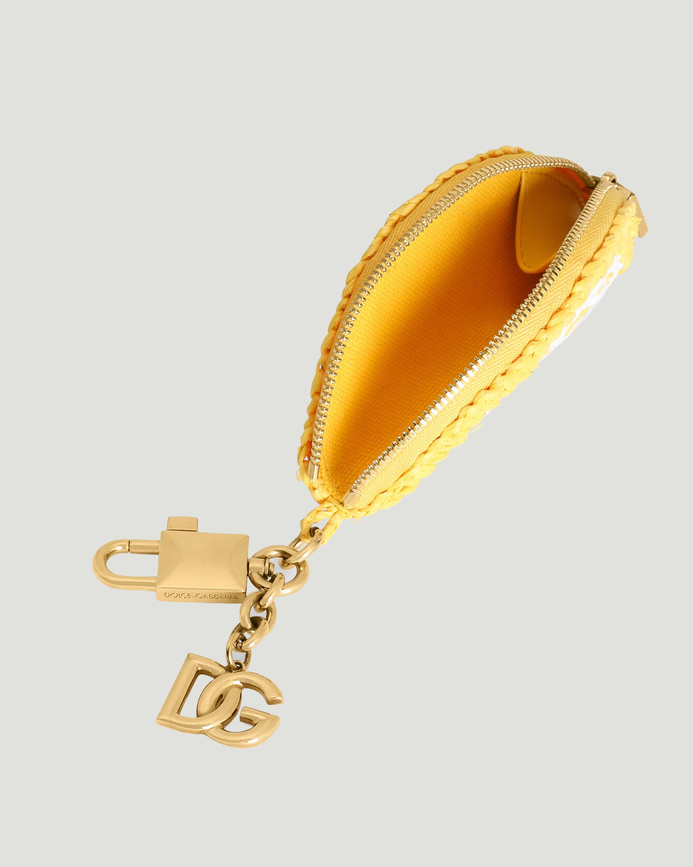 DOLCE & GABBANA Dolce & Gabbana Raffia charm key ring – Luisa World