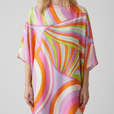 Pucci Printed silk-twill kaftan