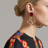 Dolce & Gabbana Ruota carretto earrings