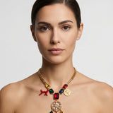 Dolce & Gabbana Carretto wheel necklace