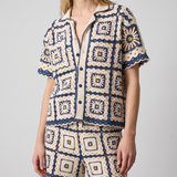 Alemais Dolly crochet cotton shirt