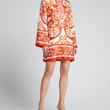 Dolce & Gabbana Majolica silk twill kaftan