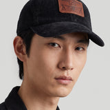RRL Corduroy logo-patch cap