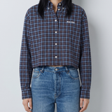 Miu Miu Patterned cotton shirt