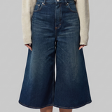 Alaïa Palazzo denim shorts