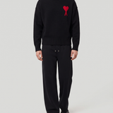 Ami Paris Intarsia wool sweater