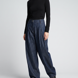 Dries Van Noten Wide pleated jeans