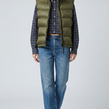 Miu Miu Padded light-pongé vest