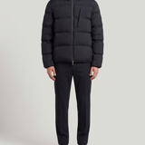 Moncler Poitevin hooded short down jacket