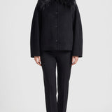 Loulou de Saison Rafe faux-fur collar jacket