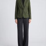 Theory single-breasted wool jacket