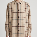 Brioni checked cotton overshirt